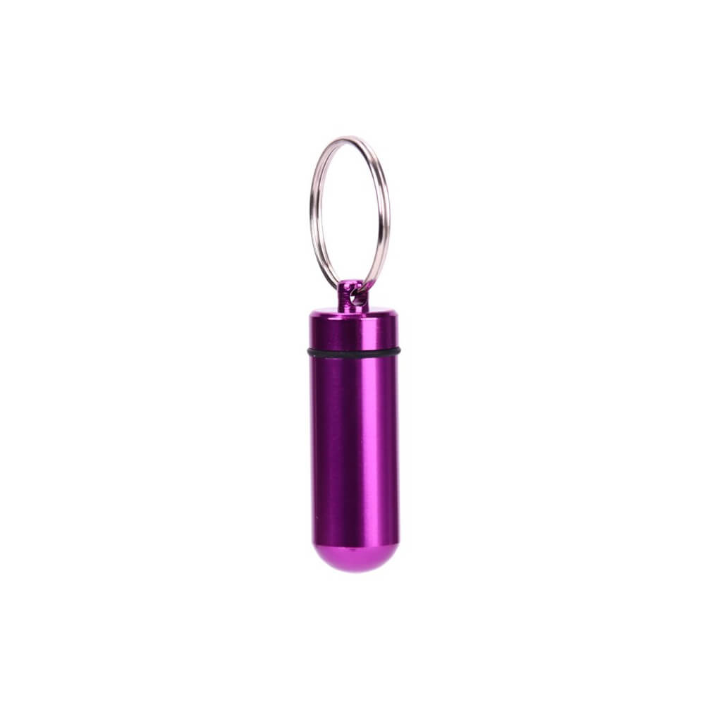 Aluminum Alloy Keychain Pill Holder Bottle. Shop Pillboxes on Mounteen. Worldwide shipping available.